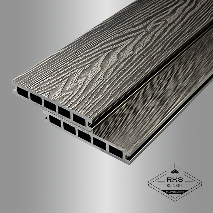 ᐉ Террасная доска из ДПК RusDecking, UnoDeck Vintage, Графит в Липецке
